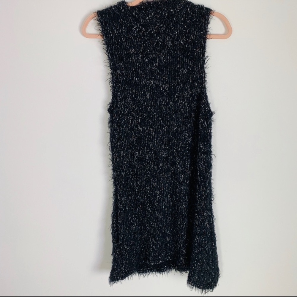 Some Days Lovin’ Black Fuzzy Mini Dress – Size S - Picture 7 of 7